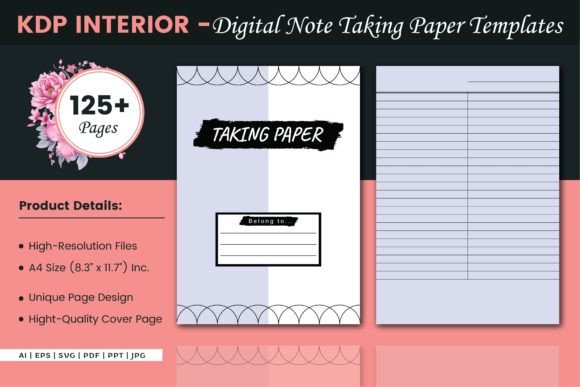 Digital Note Taking Papers and Cover