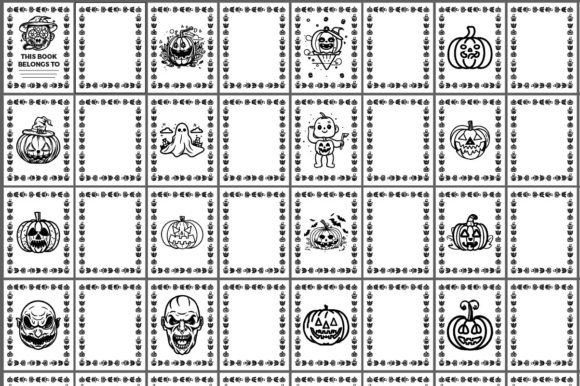 Halloween Coloring Book 2023: Graphics for Kdp Interiors