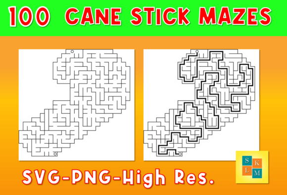 Maze Puzzles 100 Mazes: Graphics for KDP Interiors & Creative Sellers