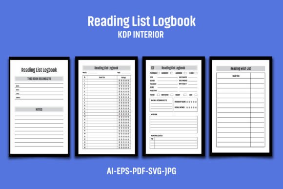 Reading List Logbook KDP Interior