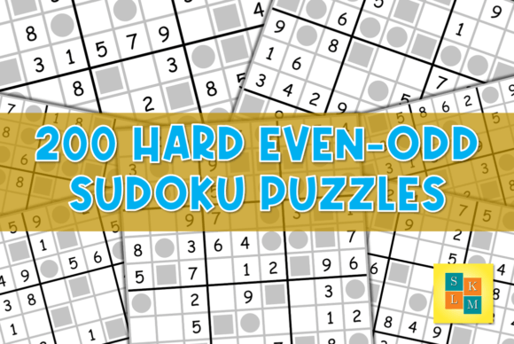 Sudoku PNG Even-Odd Sudoku Graphics for KDP Interiors